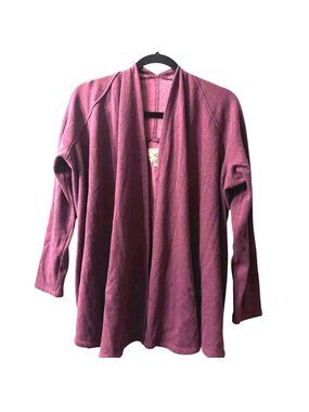 UGG Open Front Oversized Fleece Sweatshirt Cardigan M to XL Super Soft Longline